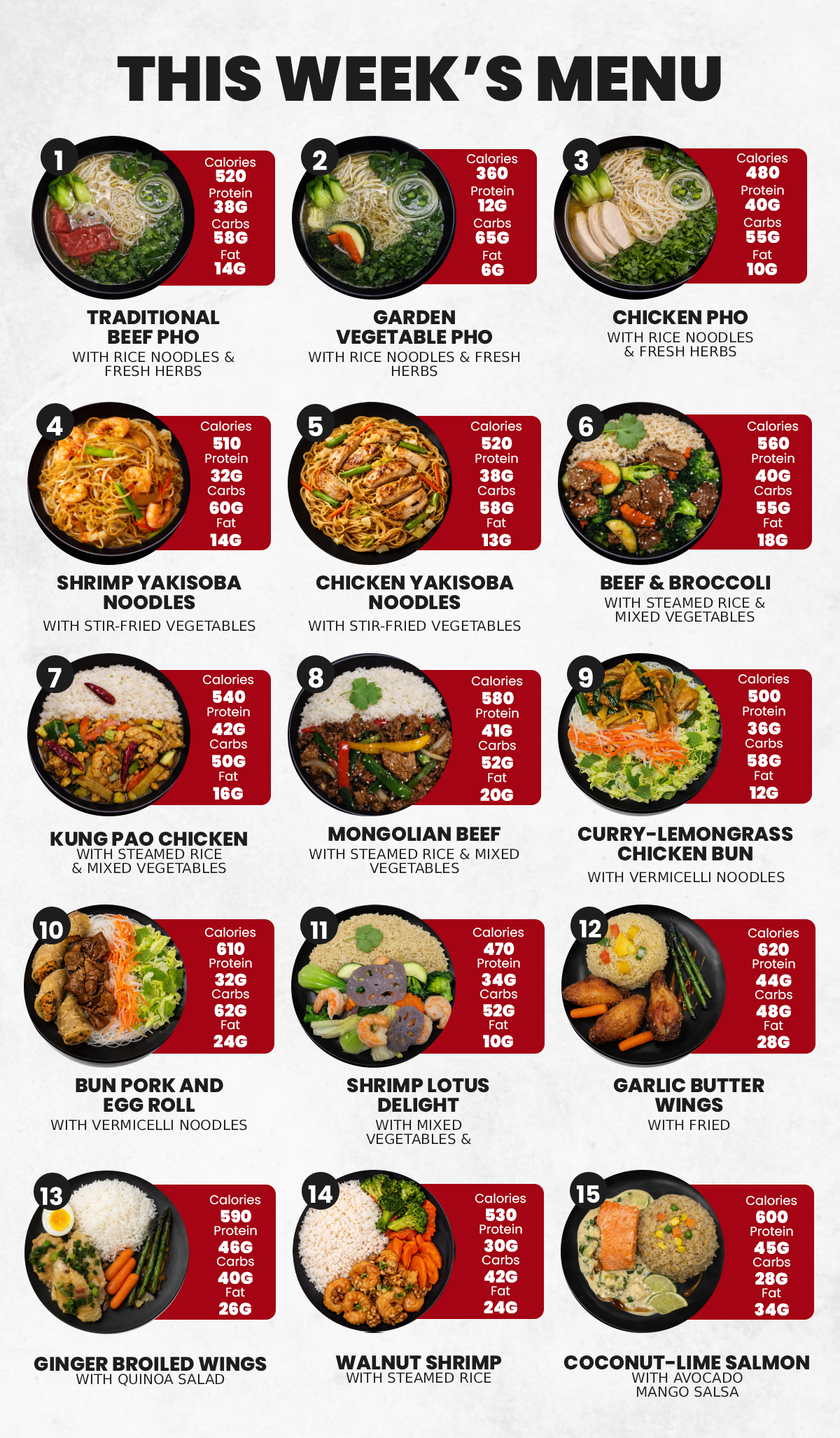 6 Meal Plan